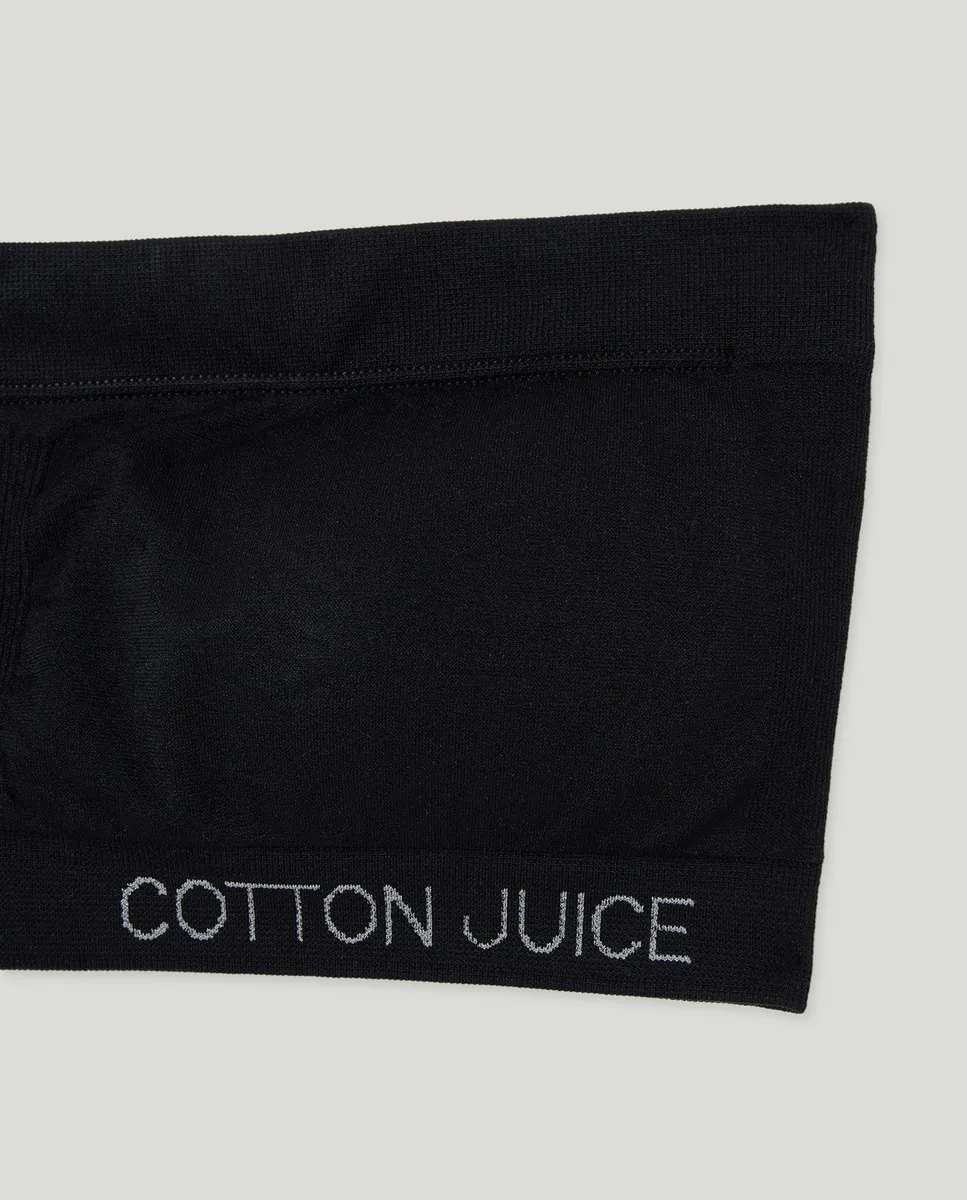 Детский бесшовный бандо Cotton Juice, черный — фото 3