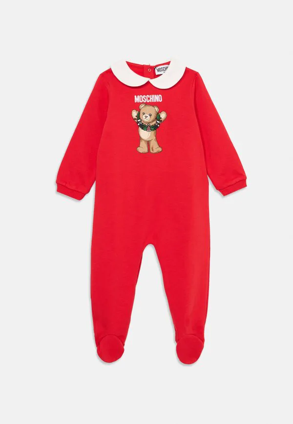 Комбинезончик для сна в подарочной коробке, унисекс. Moschino, Poppy Red