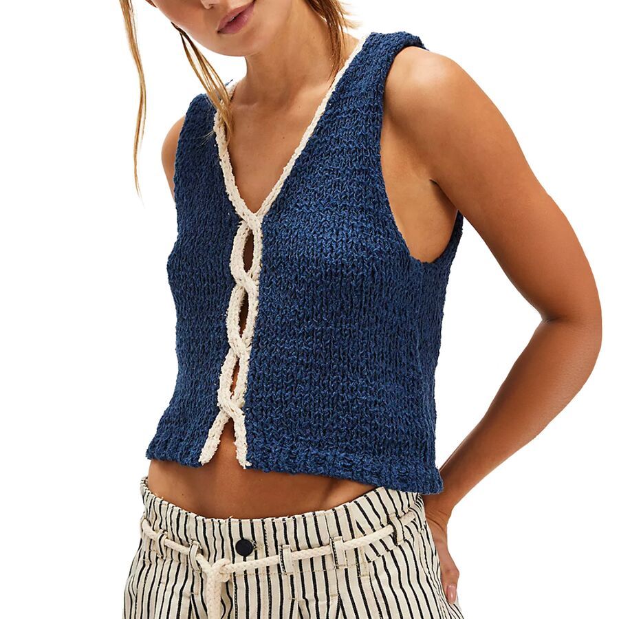 

Свитер Sicily Sweater Shell - женский Free People Free People, Dark Denim Combo