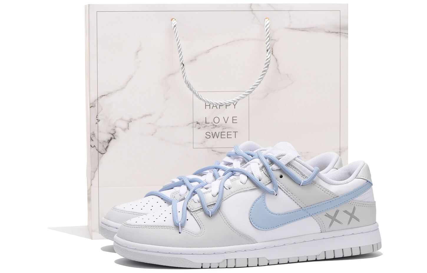 

Кроссовки Nike Dunk Skateboard Shoes Men Low-Top Blue