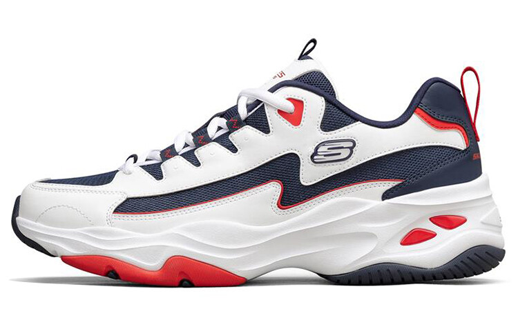 

D"Lites 4.0 Кроссовки для мужчин с низким верхом, белые/синие/красные Skechers, Красный, D"Lites 4.0 Кроссовки для мужчин с низким верхом, белые/синие/красные Skechers