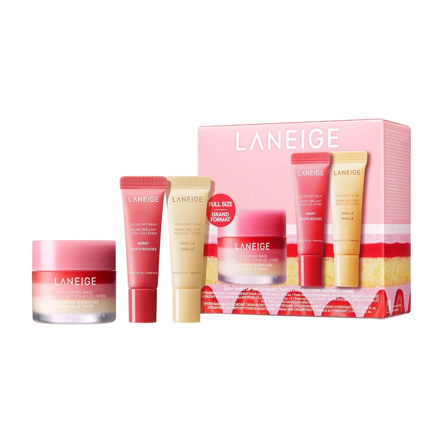 Набор для губ LANEIGE Berry Sweet Lip Trio Set ‎Laneige