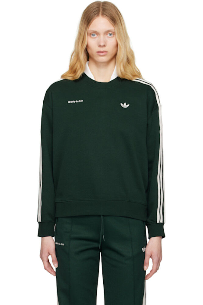 

Зеленый adidas Originals Edition Track Crewneck Sweatshirt Sporty & Rich