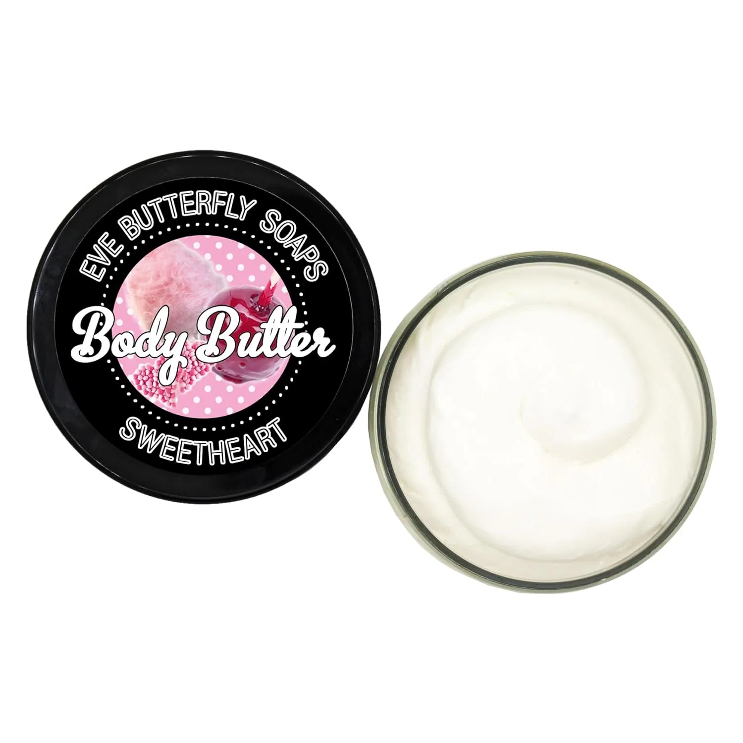 Масло для тела «Sweetheart» с ароматом сахарной ваты 125 г Evebutterflysoaps — фото 2