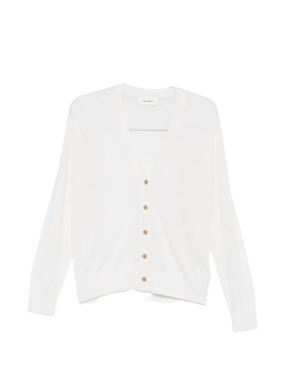 

Кардиган Cia на пуговицах с V-образным вырезом Lisa Yang, бежевый