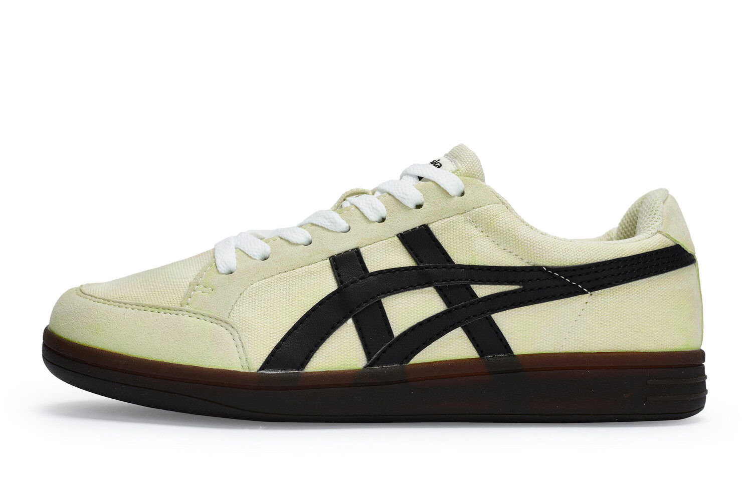 Onitsuka Tiger Advanti Coverage, ударопрочные быстросохнущие лоу-топ скейтбордские кроссовки унисекс зелёно-чёрные, цвет Green Black — фото 3