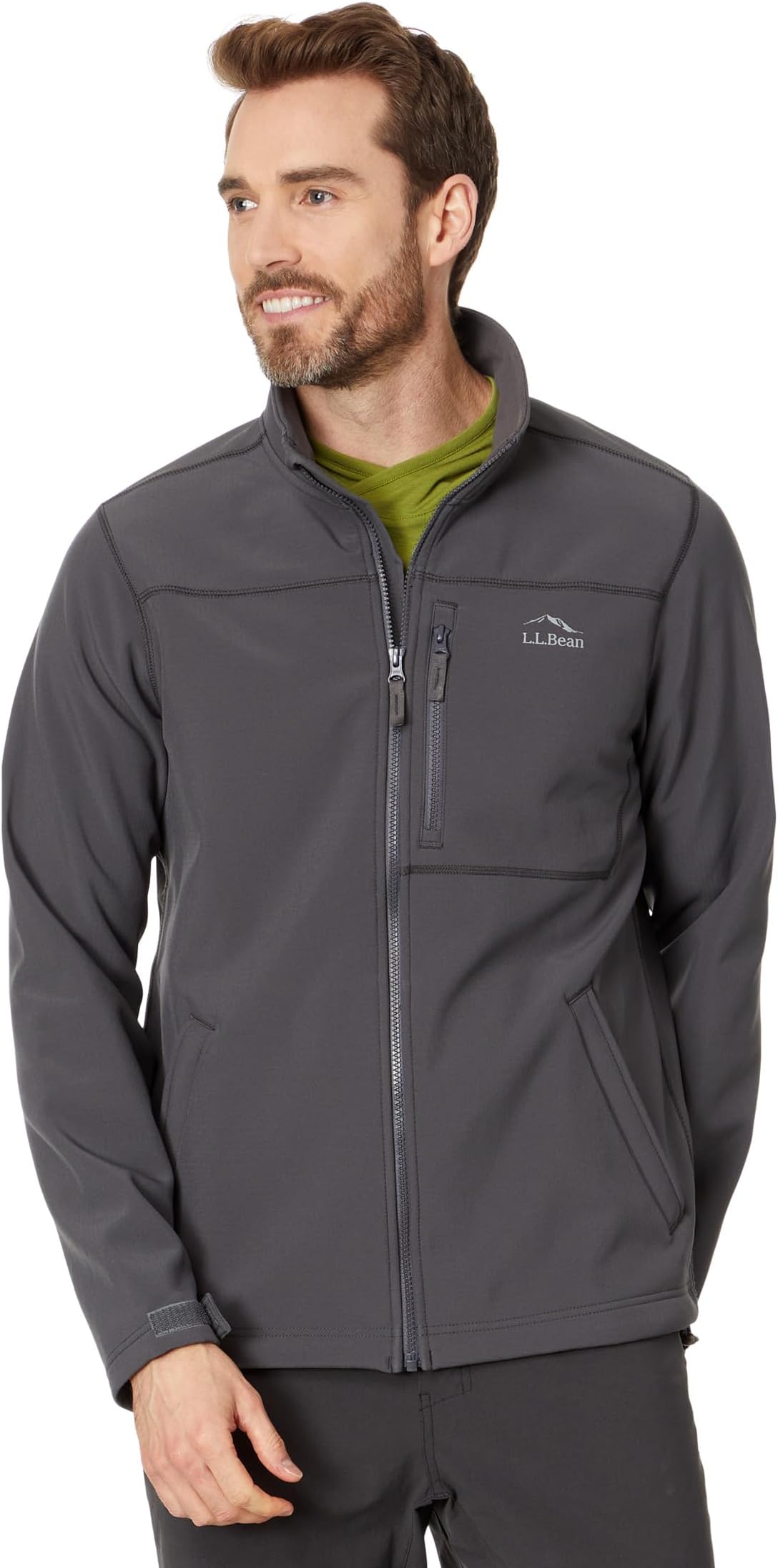 

Мужская ветрозащитная куртка Softshell L.L.Bean, Alloy Gray