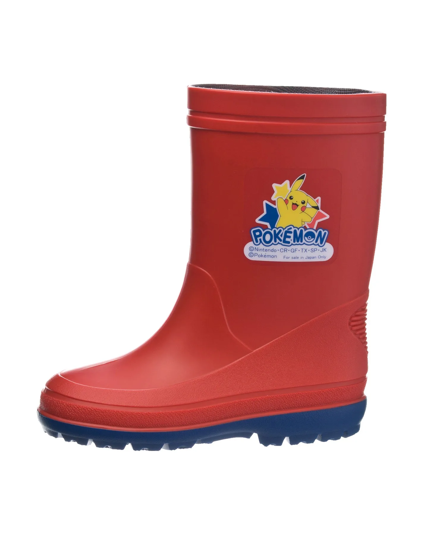 Детские дождевые туфли с дизайном Pikachu Pokemon PVC желтые — фото 3
