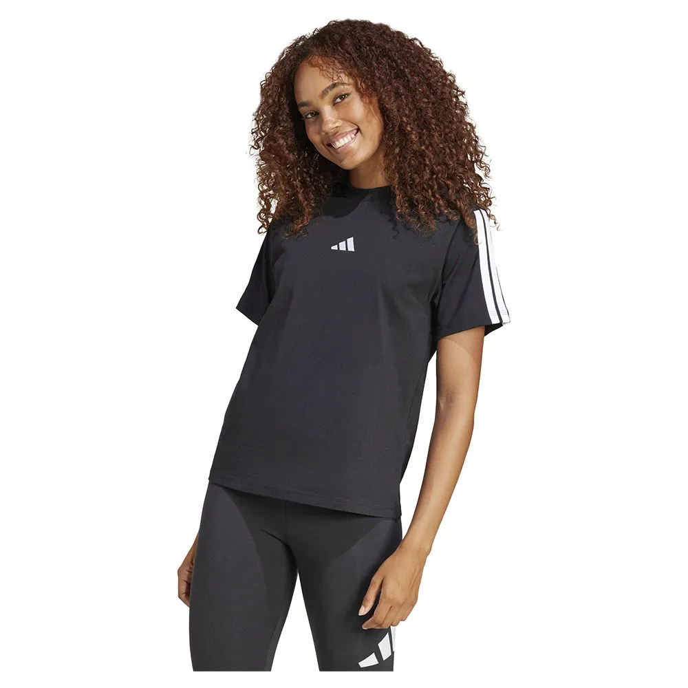 

Футболка adidas Essentials 3 Stripes Cotton, черный