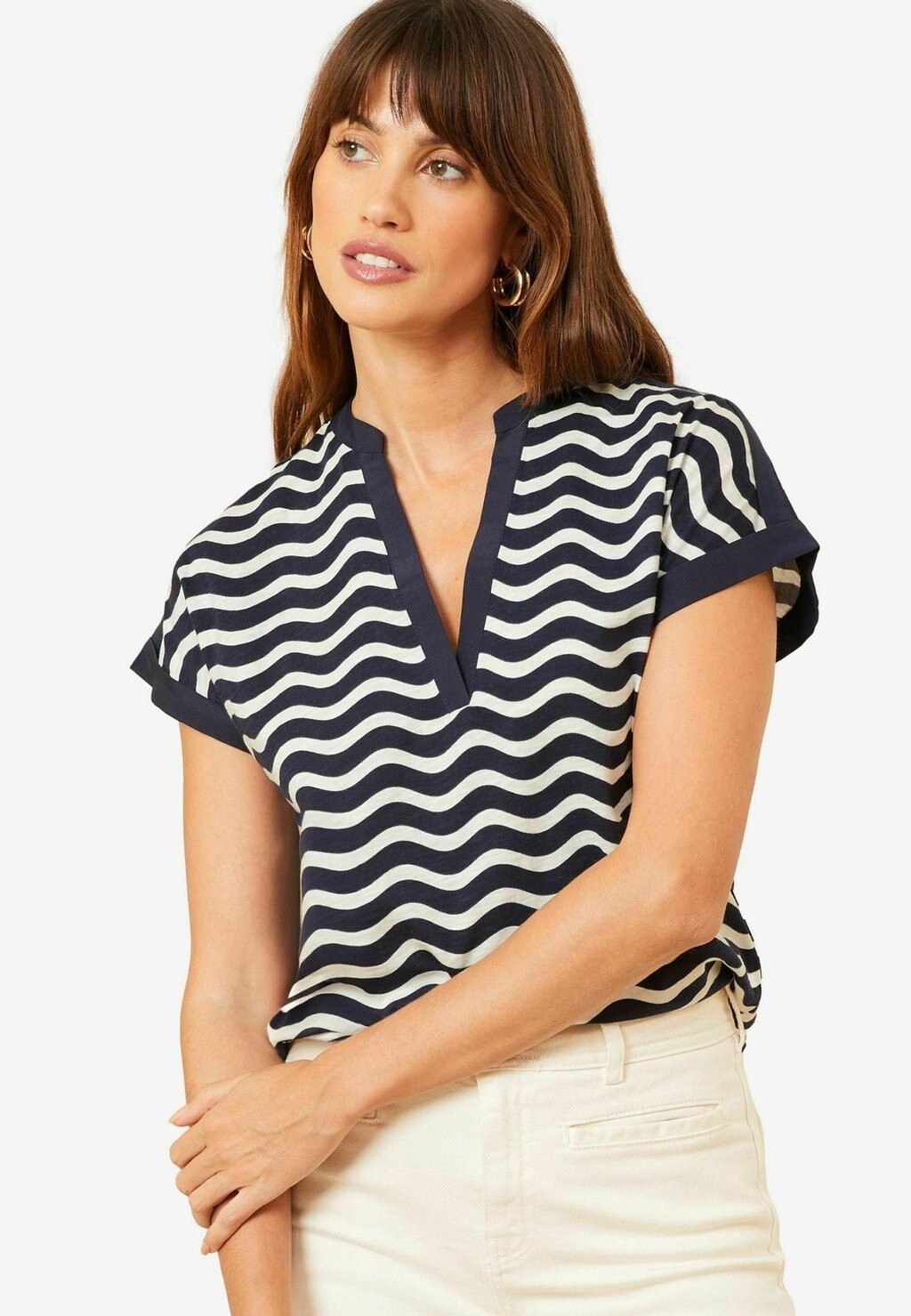 

Футболка с принтом SHORT SLEEVE Love & Roses, синий