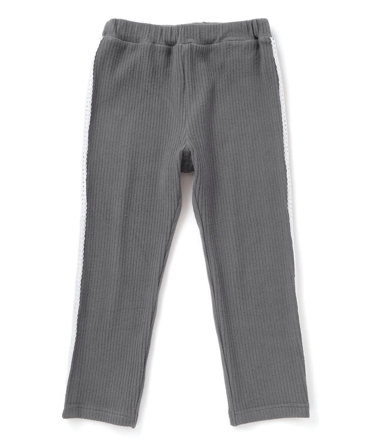 Леггинсы с кружевной лентой BeBe Petits Pois Vert, 95-150 см, черный