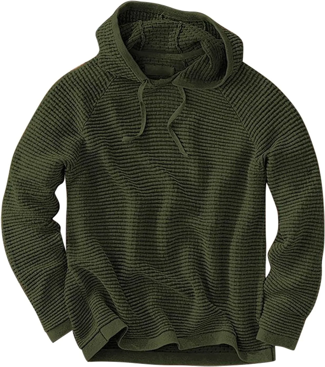 

Мужская повседневная толстовка с капюшоном waffle knit, легкая, для бега