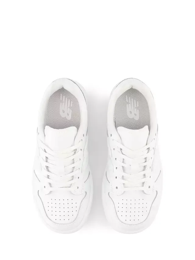 Детские кроссовки на шнуровке 480, белые New Balance — фото 4