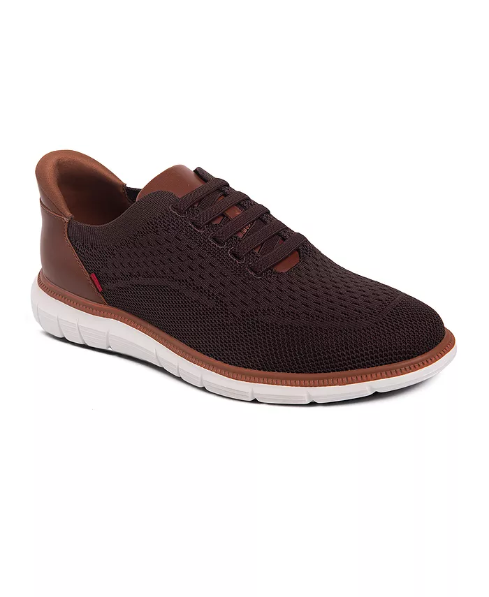 

Мужские легкие сетчатые оксфорды Edison Street Hands-Free Slip On Technology Marc Joseph New York, коричневый
