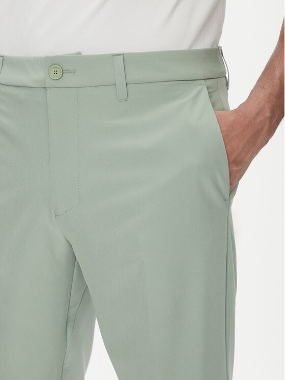 Шорты облегающего кроя из ткани S_Commuter_10.5 inch 50540337 Boss, зеленый — фото 4