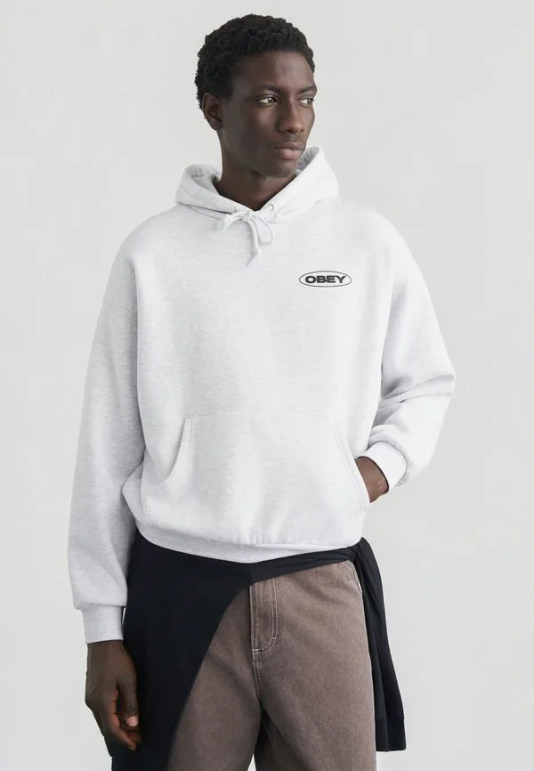 

Толстовка с капюшоном в виде овального города Obey Clothing, Ash Grey, Серый, Толстовка с капюшоном в виде овального города Obey Clothing, Ash Grey