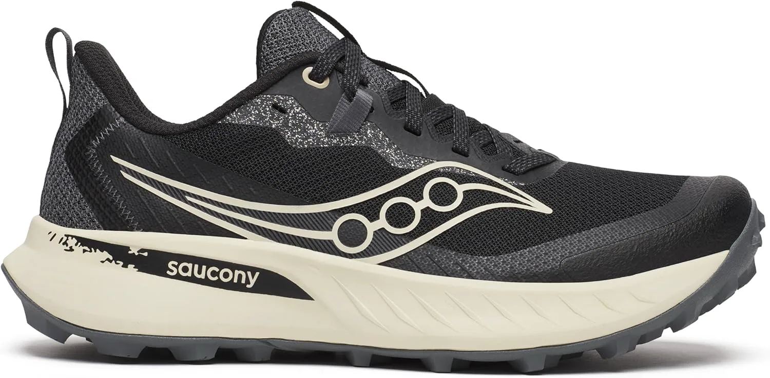 Мужские кроссовки для трейлового бега Saucony Peregrine 15, черный — фото 4
