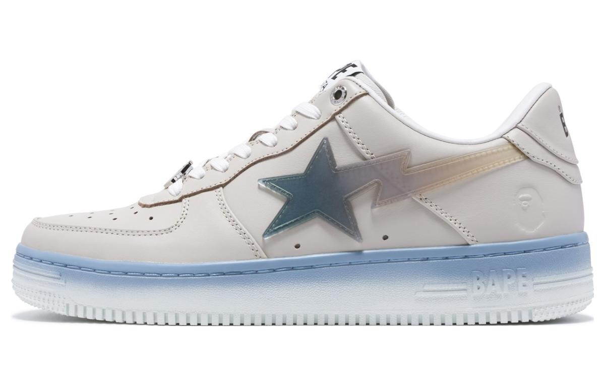 

Кроссовки BAPE A BATHING APE Bape Sta #5 Purple Gradient, белый