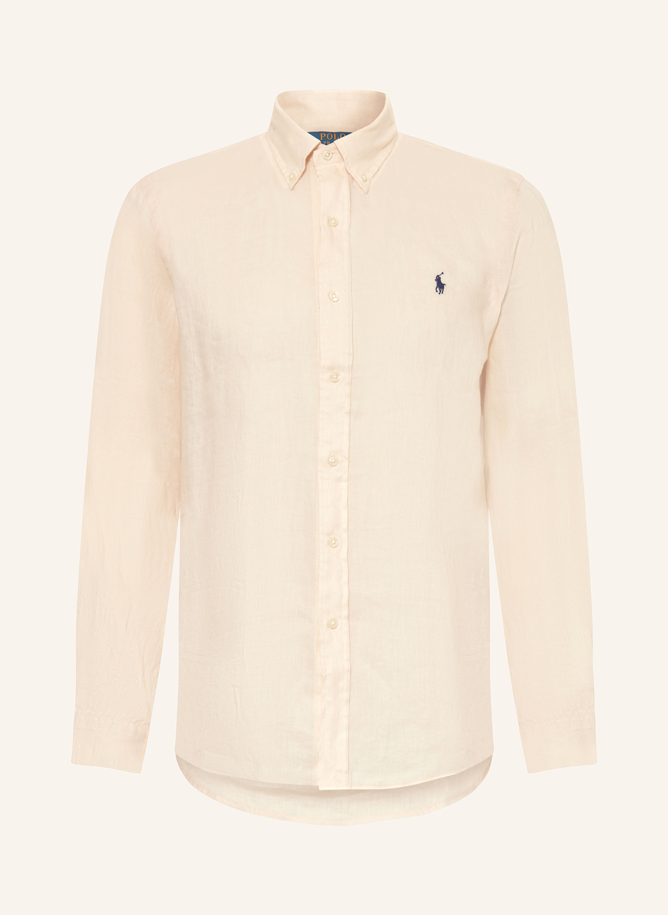 

Льняная рубашка, стандартный крой Polo Ralph Lauren, коричневый