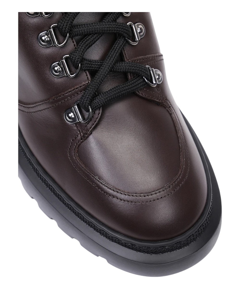 Женские ботинки Bally Valiant 6239429 из гладкой кожи Ebano Calf, коричневый — фото 3