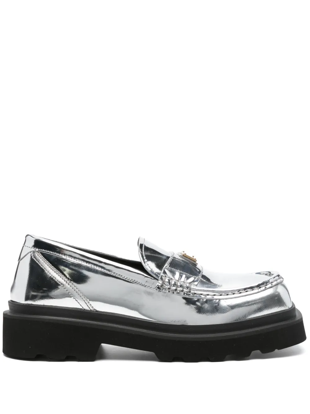 Броги с логотипом DOLCE & GABBANA, серебяный