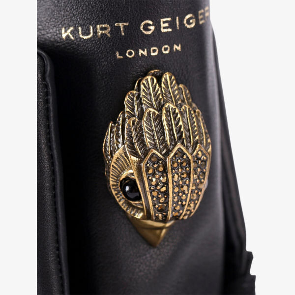 Кожаные военные ботинки Kensington с декором в виде орла Kurt Geiger London, черный — фото 2