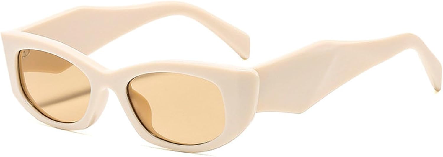 

Солнцезащитные очки в стиле ретро «кошачий глаз» для женщин, модные, в стиле 90-х, маленькие, элегантные, с многоугольными линзами и защитой от УФ-излучения UV400 helena, C6