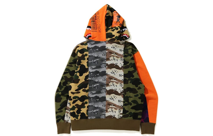 Толстовка Shark Series для мужчин, камуфляж A Bathing Ape, цвет Camouflage — фото 3