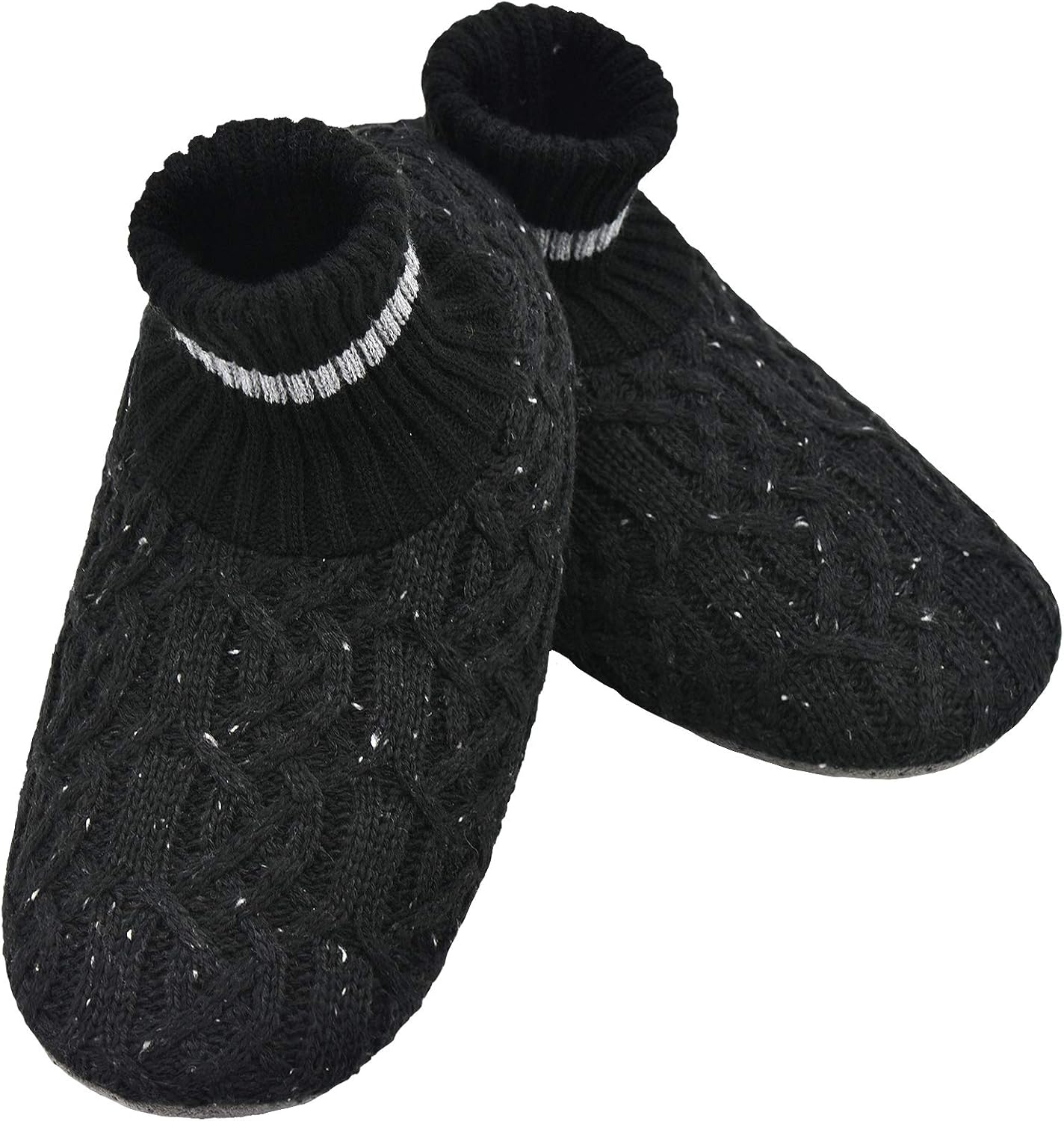 

Мужские носки-тапочки DICUIRD осенне-зимние для дома с противоскользящей подошвой, черный