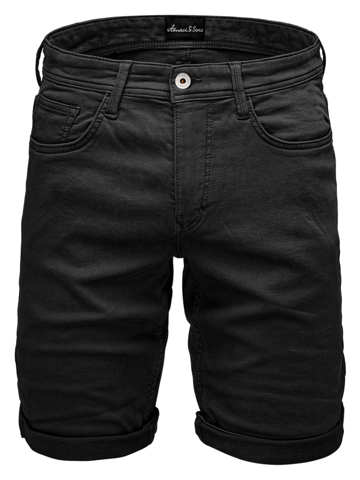 

Тканевые шорты Amaci&Sons, черный
