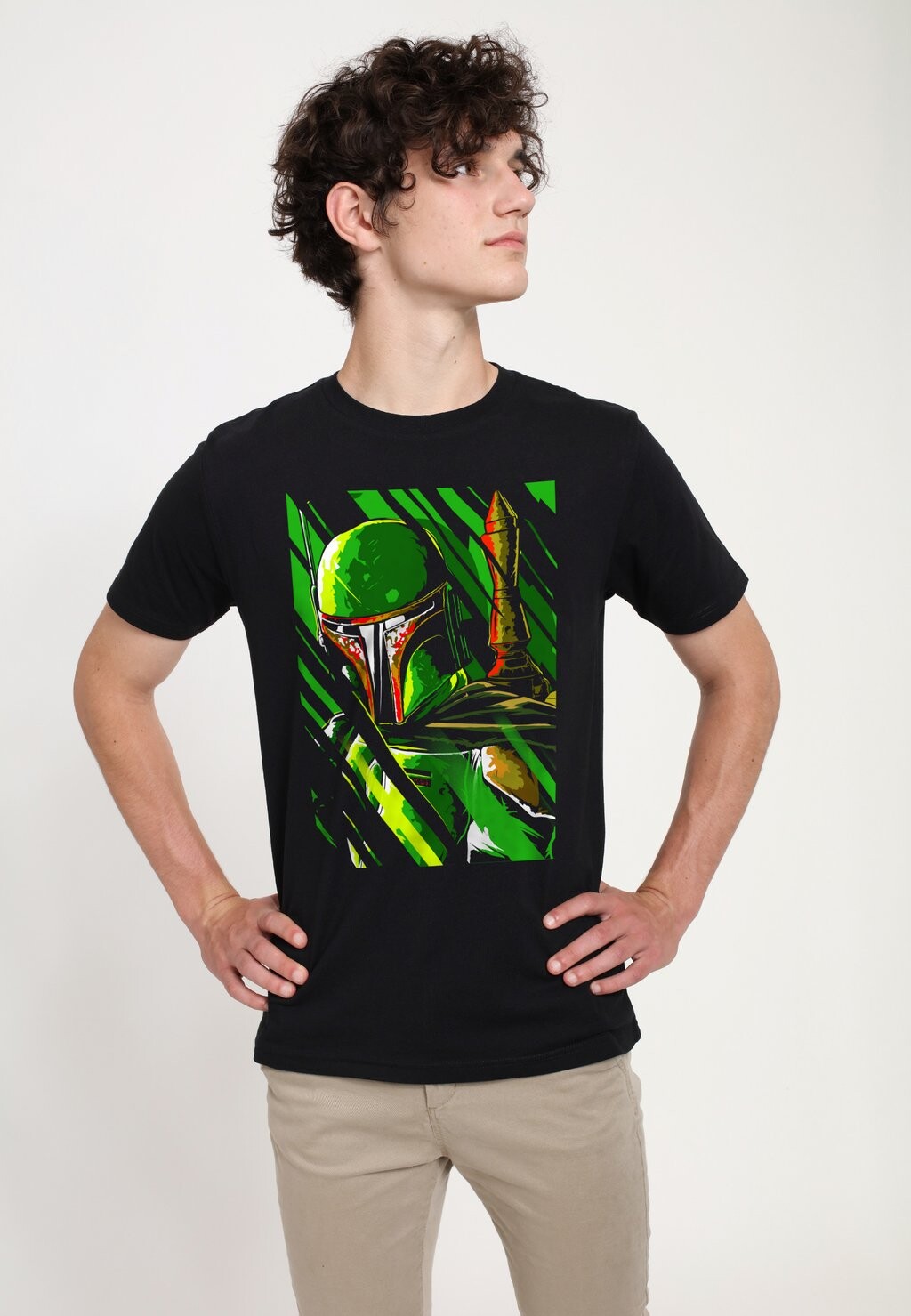 

Футболка с принтом STAR WARS CLASSIC BOBA FETT Star Wars, черный