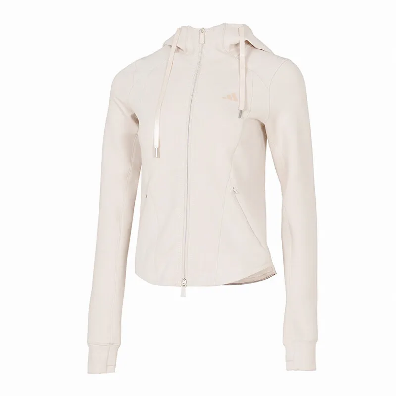 Adidas Куртка женская с капюшоном, цвет ivory