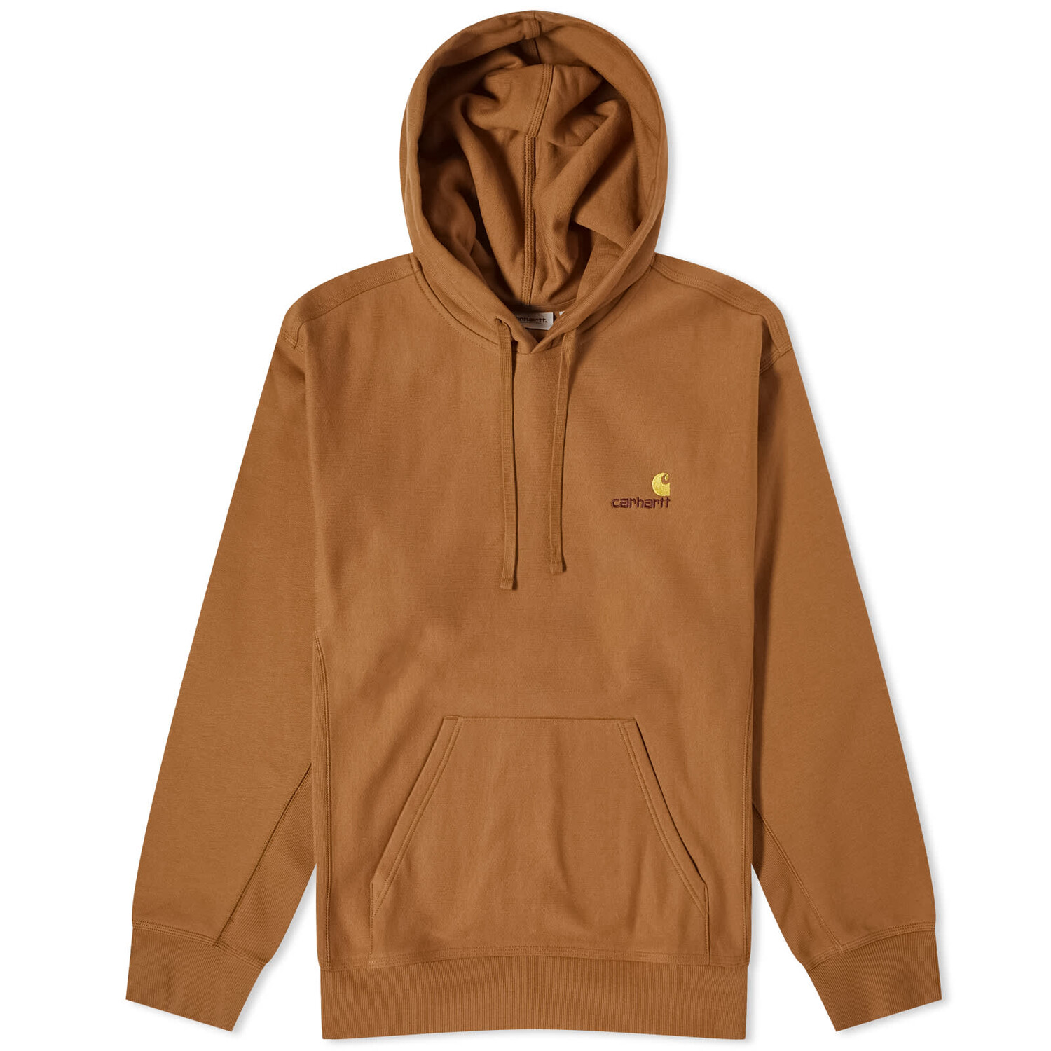 

Свитер Carhartt Wip Hooded American Script, цвет Hamilton Brown