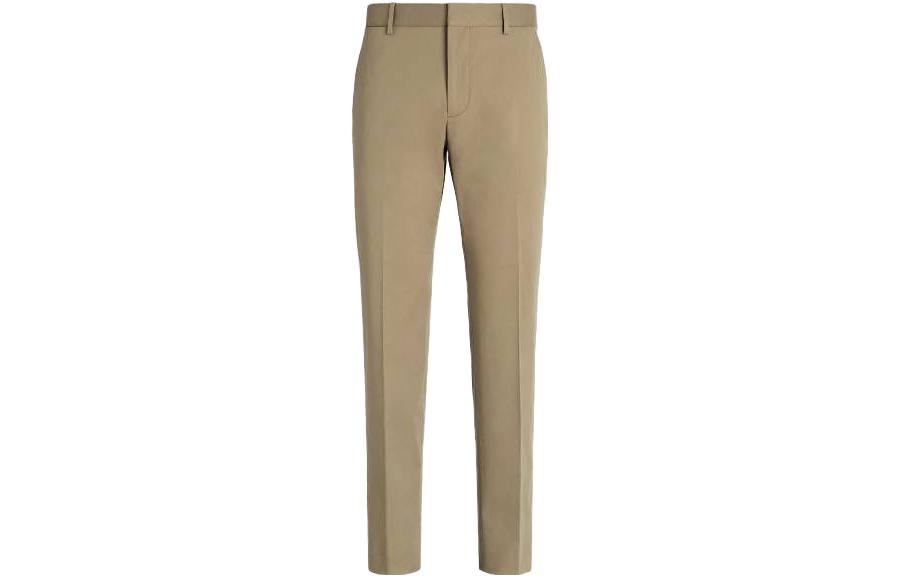 

Брюки прямого кроя Zegna Ermenegildo Zegna, хаки