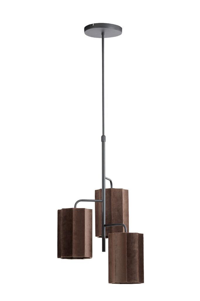 

Light & Living - Подвесной светильник EDISA - Ø48x25см - коричневый Present Time