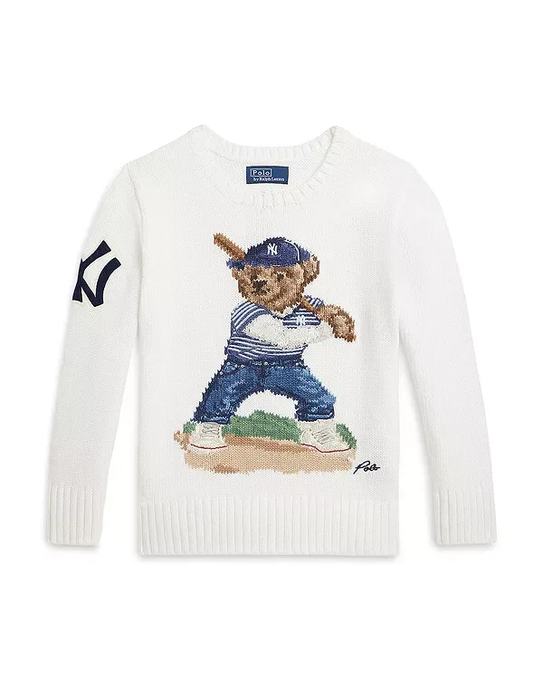 Свитер «Янкиз» - маленький ребенок Ralph Lauren, White