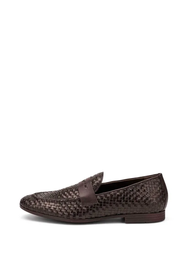 Элегантные лоферы с отделкой в виде седла. Frau Shoes, Brown