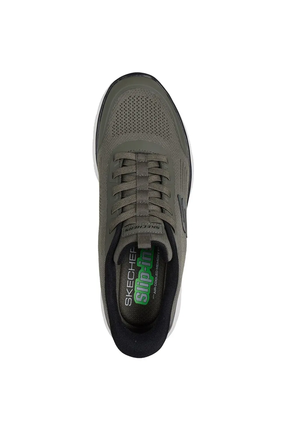 Кроссовки Skechers Hands Free Slip-ins Summits Leyter, оливковый — фото 3