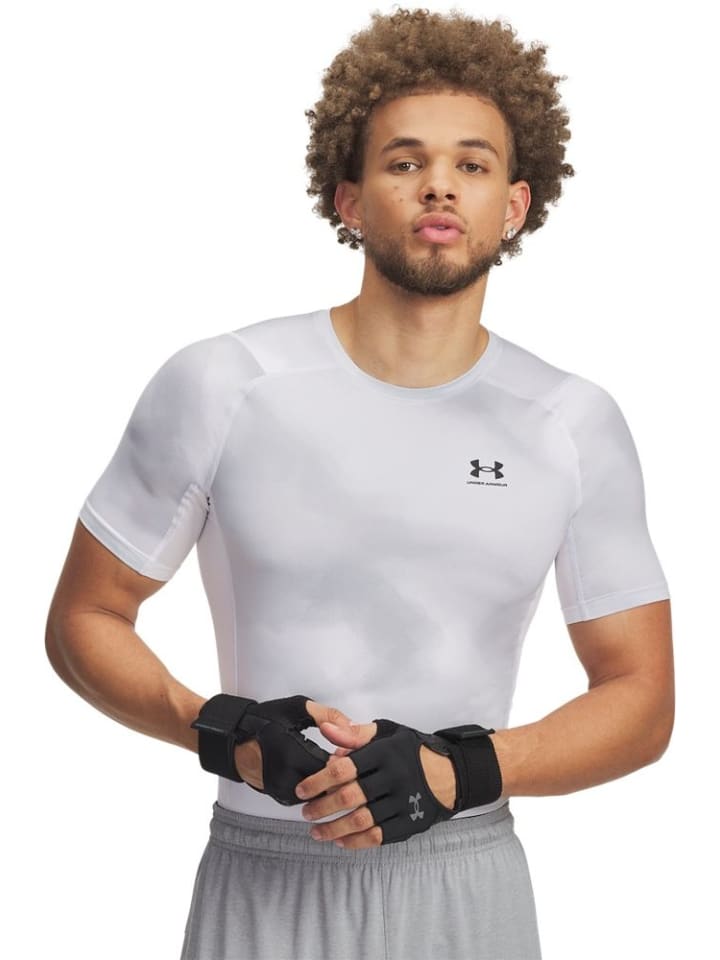 

Спортивная футболка Heatgear Armor Printed T-Shirt белого цвета Under Armour
