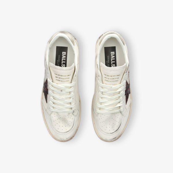 Ботинки Golden Goose  Ball Star 12247 низкие кожаные, мультиколор — фото 2