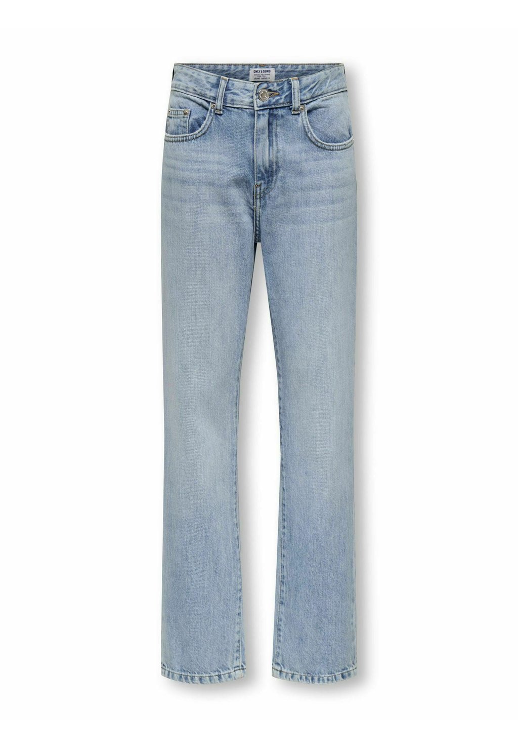 

Джинсы прямого кроя ONLY & SONS junior, цвет Light Blue Denim