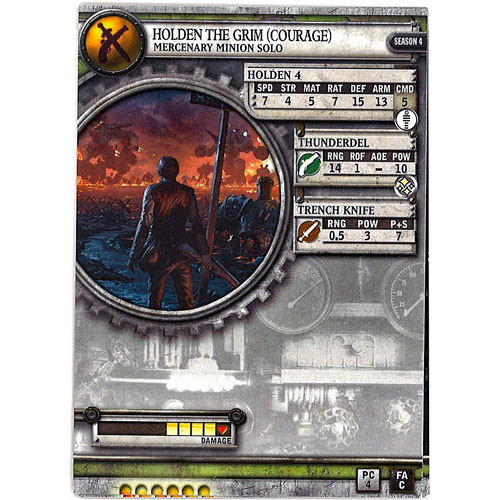 

Миниатюра Privateer Press Warmachine/Hordes: Holden The Grim Card Set (2)