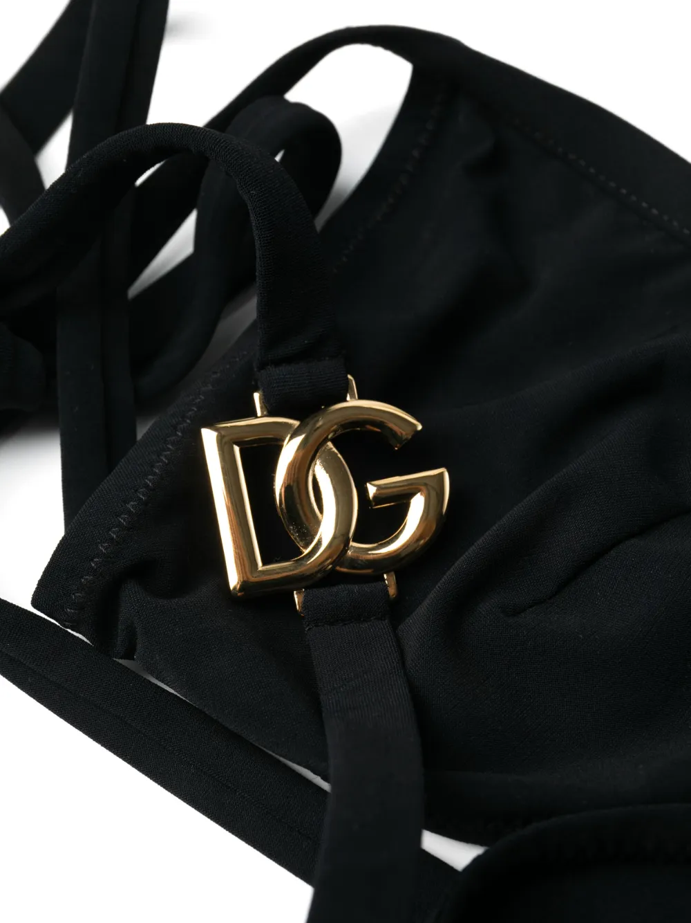 Бикини с треугольными чашками DOLCE & GABBANA, черный — фото 4