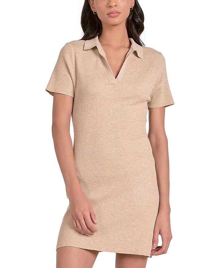 

Трикотажное теннисное платье Elan, коричневый/бежевый