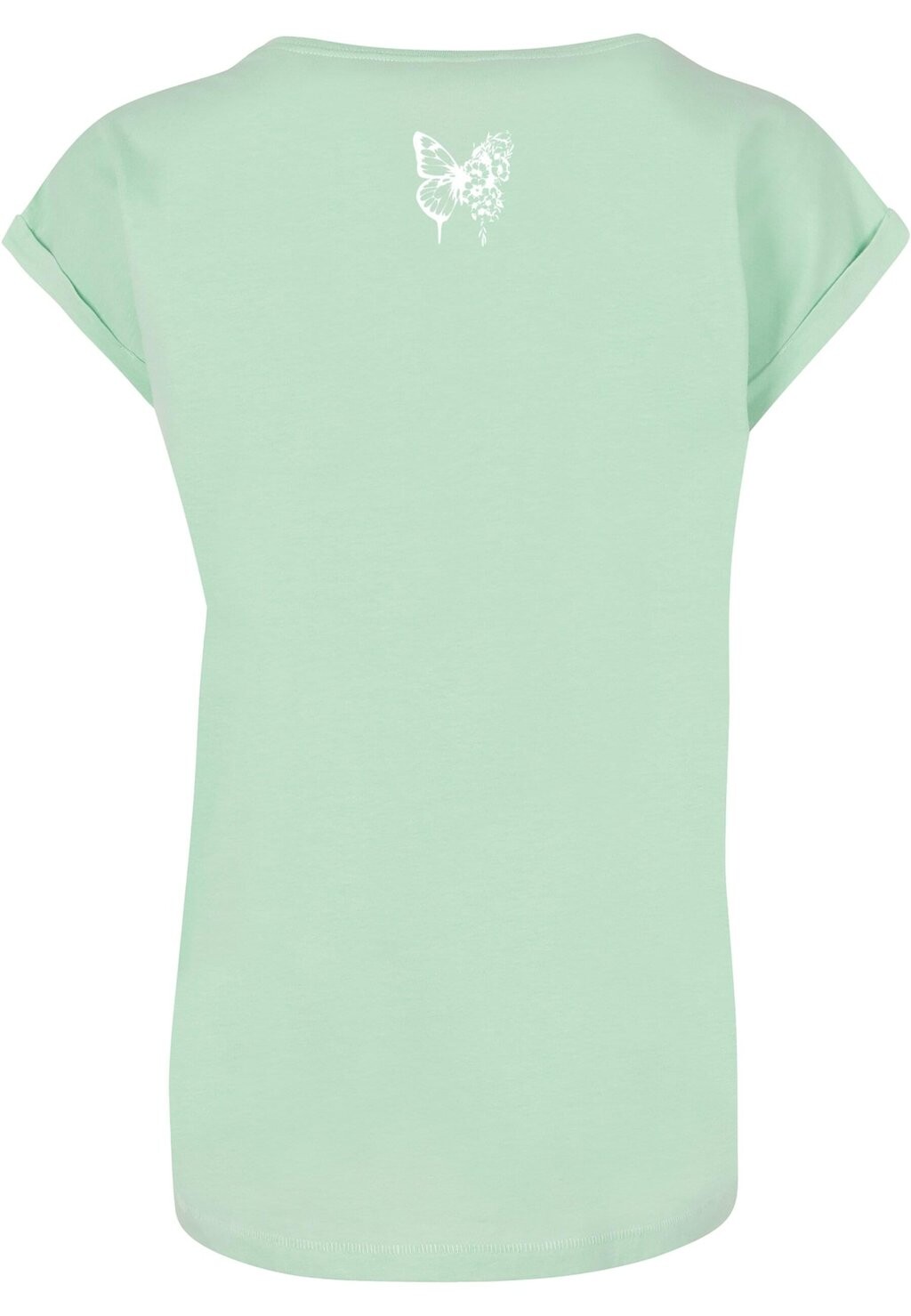 

Футболка с принтом FLOWERS BLOOM EXTENDED SHOULDER Merchcode, мята