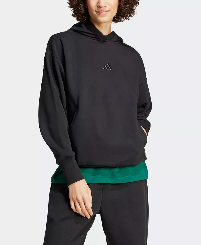 

Женская флисовая толстовка бойфренда SZN adidas, черный