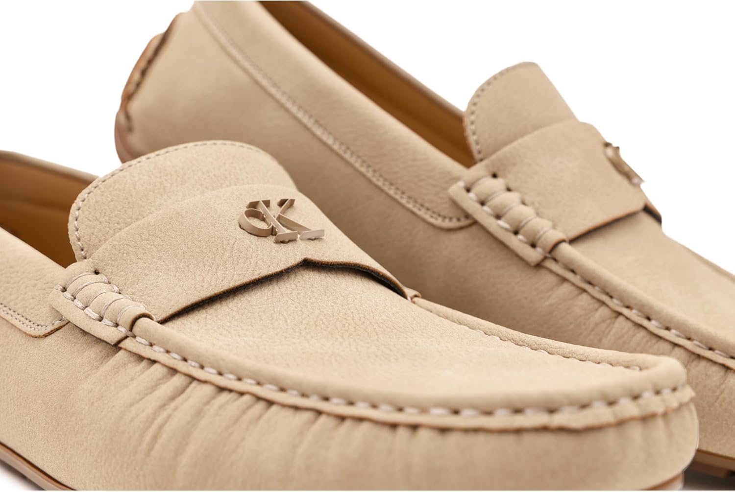 Мужские лоферы Calvin Klein Follman, Taupe — фото 2