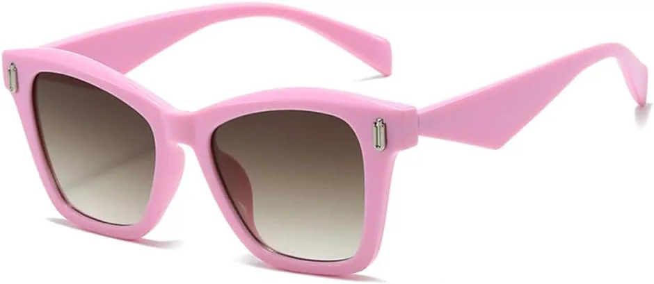 

Солнцезащитные очки UV400 с градиентной подсветкой «кошачий глаз» для женщин и мужчин, для бега и занятий спортом на открытом воздухе UYPTK, Pink Tea Gradient