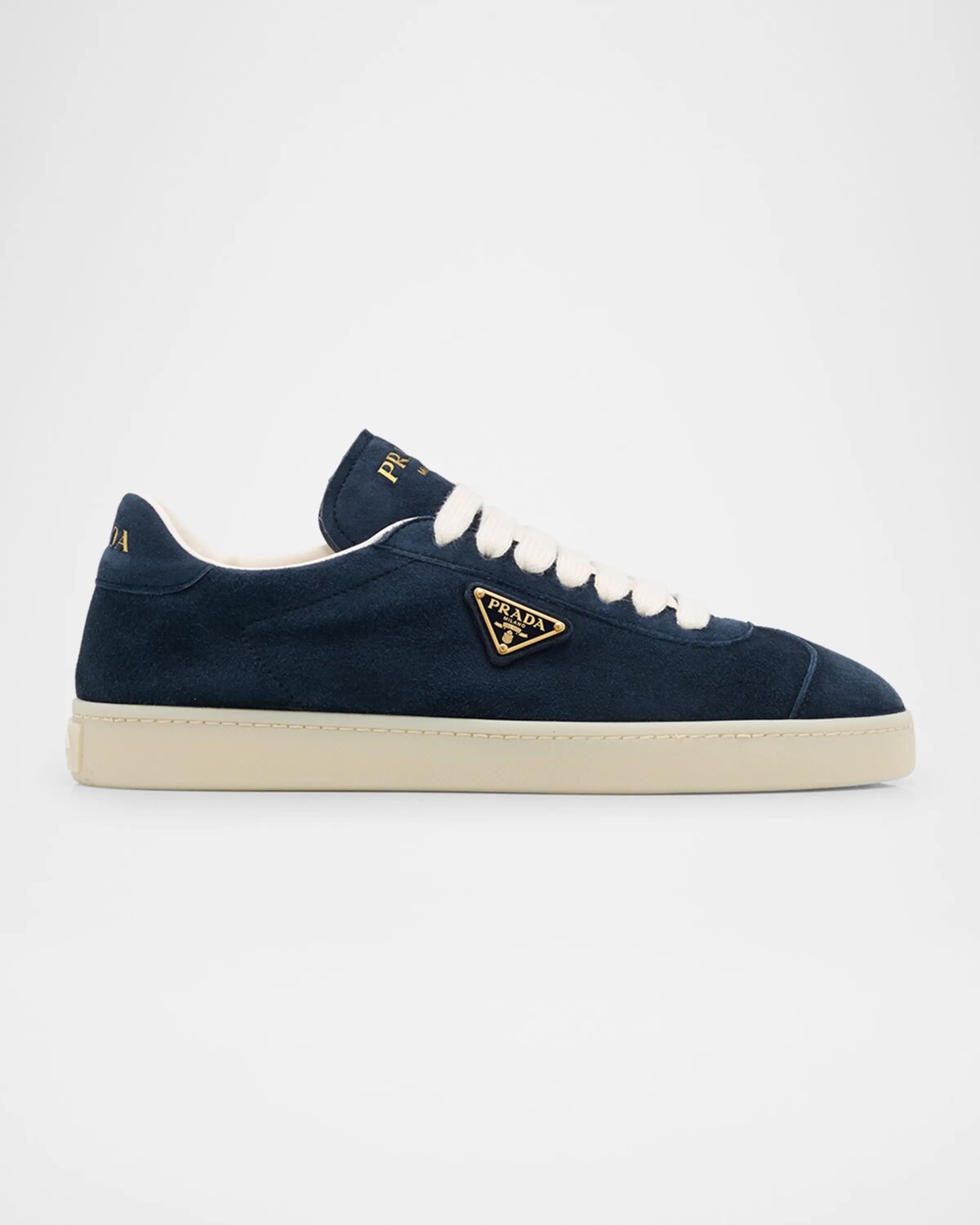 Кроссовки Lane замшевые Prada, цвет Bleu