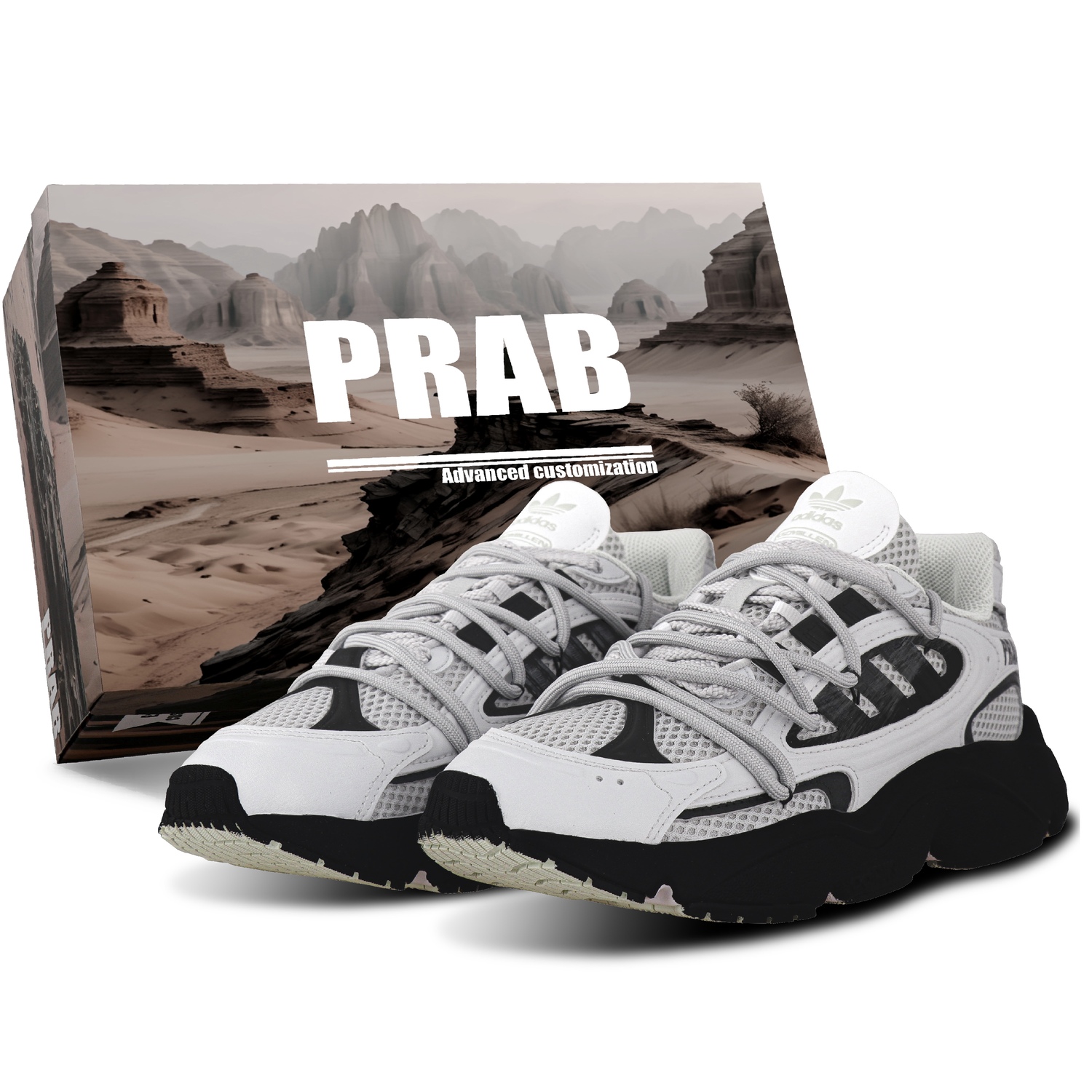 

Износостойкие и легкие низкие массивные кроссовки Unisex Premium Gray Adidas Originals, Premium серый Box